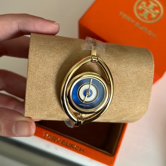 Tory Burch Accessories Tory Burch Gold Evil Eye Bangle Watch Poshmark